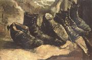Vincent Van Gogh Three Pairs of Shoes (nn04) painting